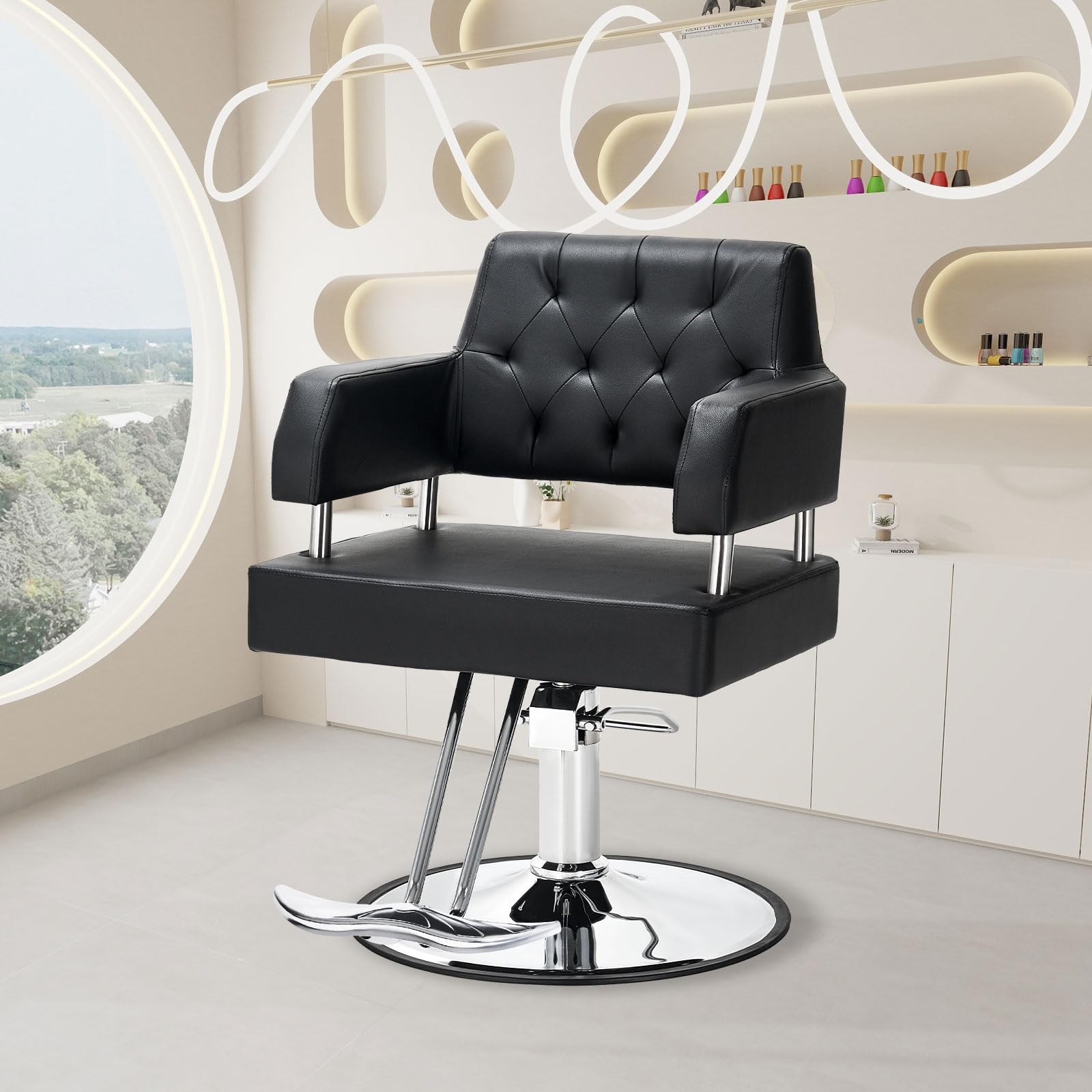 Amazon.com: Polar Aurora Barber Chair Salon Chair for Hair Stylist
